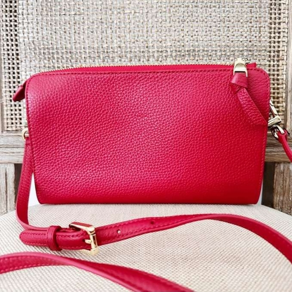 Tory Burch Brody Pebbled Wallet Crossbody Bag brand new without tags 🔥🔥 SOLD ‼ - Picture 4 of 8